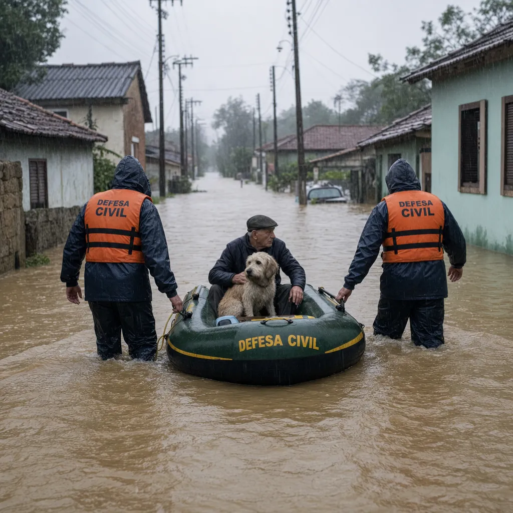Flood rescue — Photojournalism, from the atlas of genres