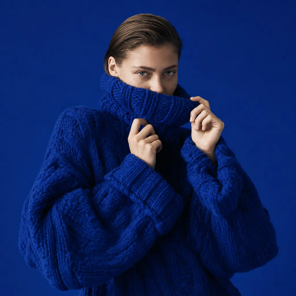 Cobalt knit