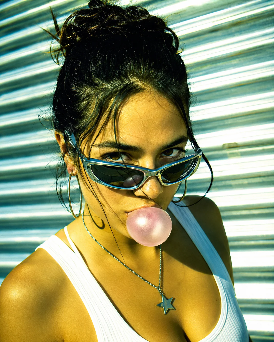 Bubblegum and striped light