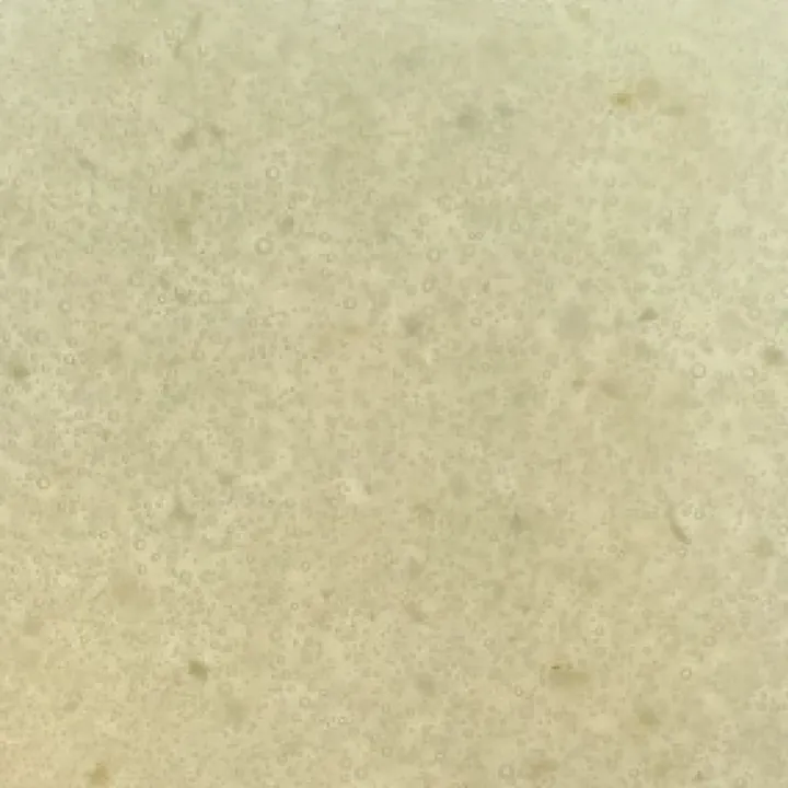 Close-up of Milky: upcycled organic waste locked into bio-resin.