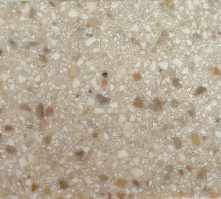 Close-up of Moon: upcycled organic waste locked into bio-resin.